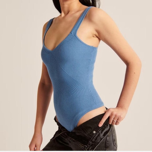 Abercrombie & Fitch Blue Bodysuit - Picture 1 of 5